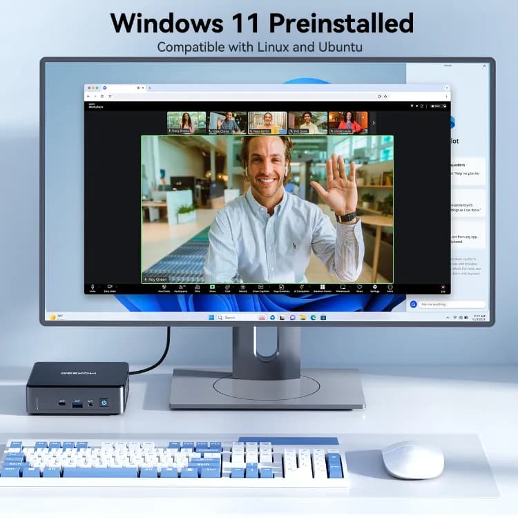 GEEKOM Air12 Mini PC with Windows 11 Preinstalled