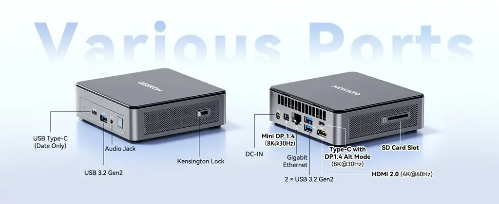 port of GEEKOM Air12 Mini PC