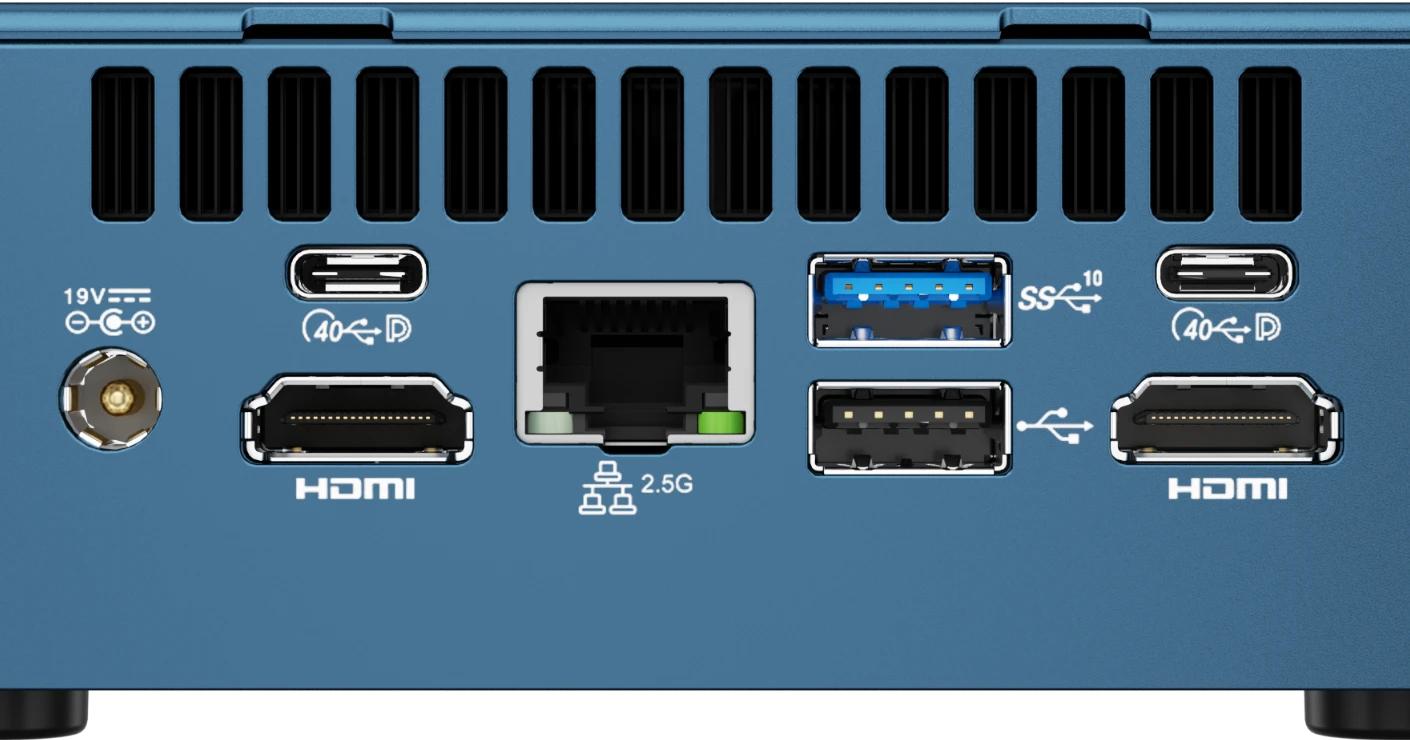 ports on GEEKOM Mini IT13 2025 Edition Mini PC