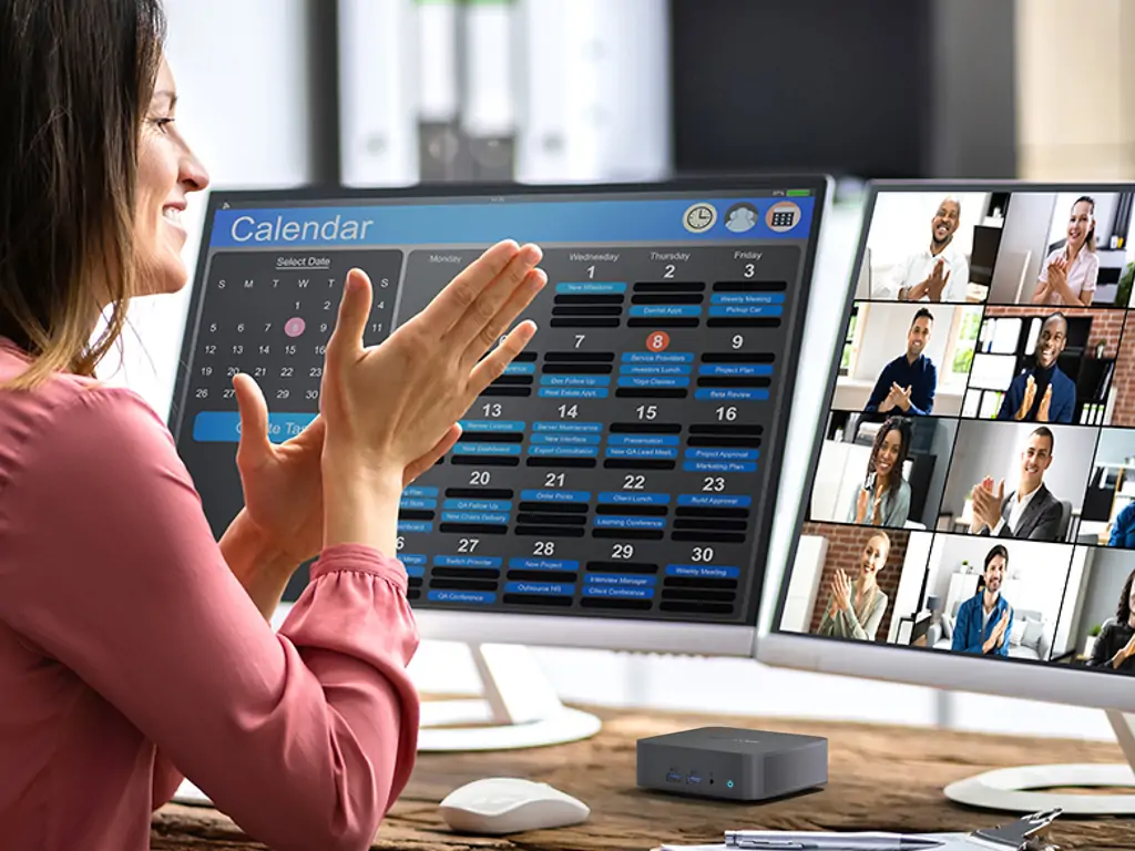 Mini PC for Video Conferencing with Multi-Monitor support