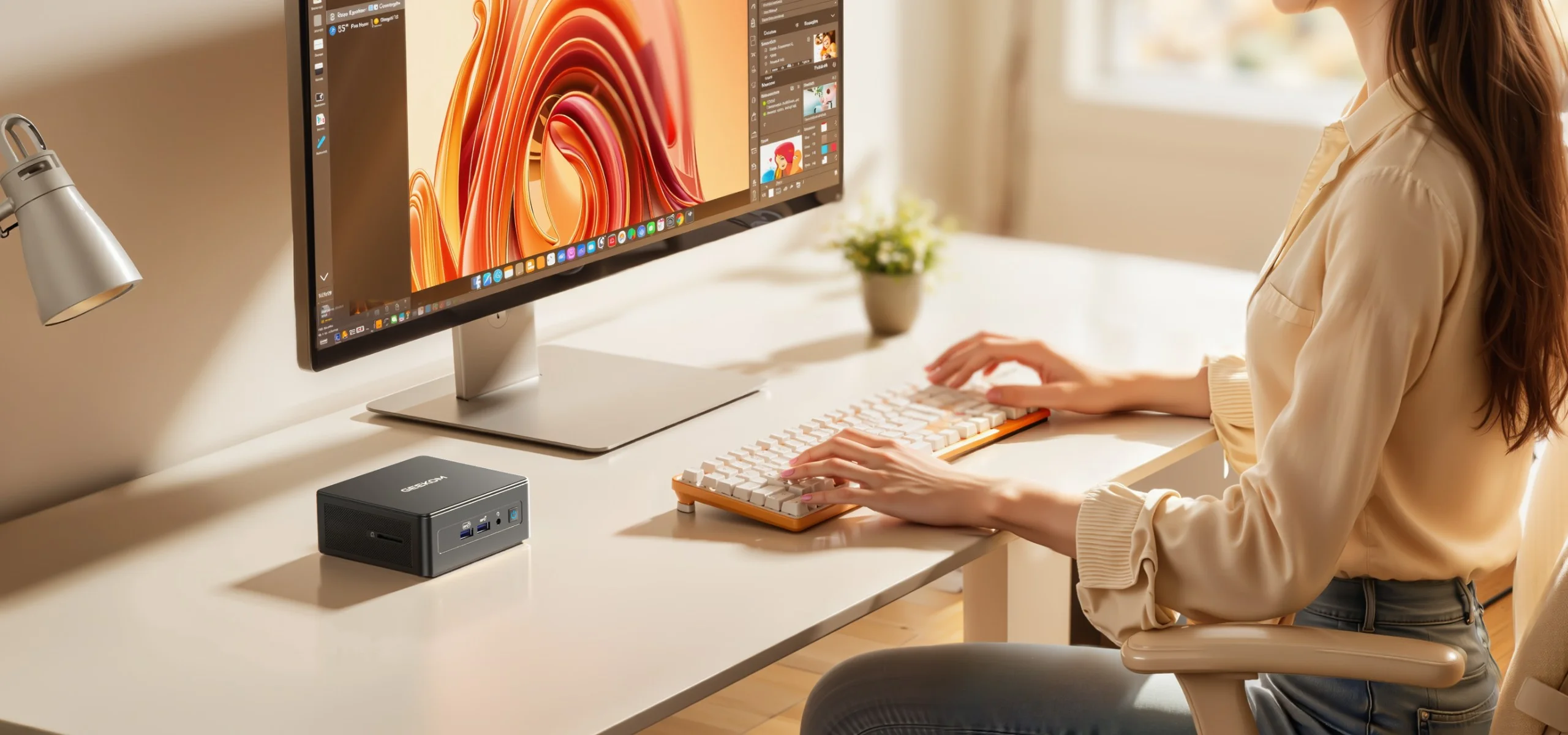 GEEKOM IT15 AI Mini PC for design